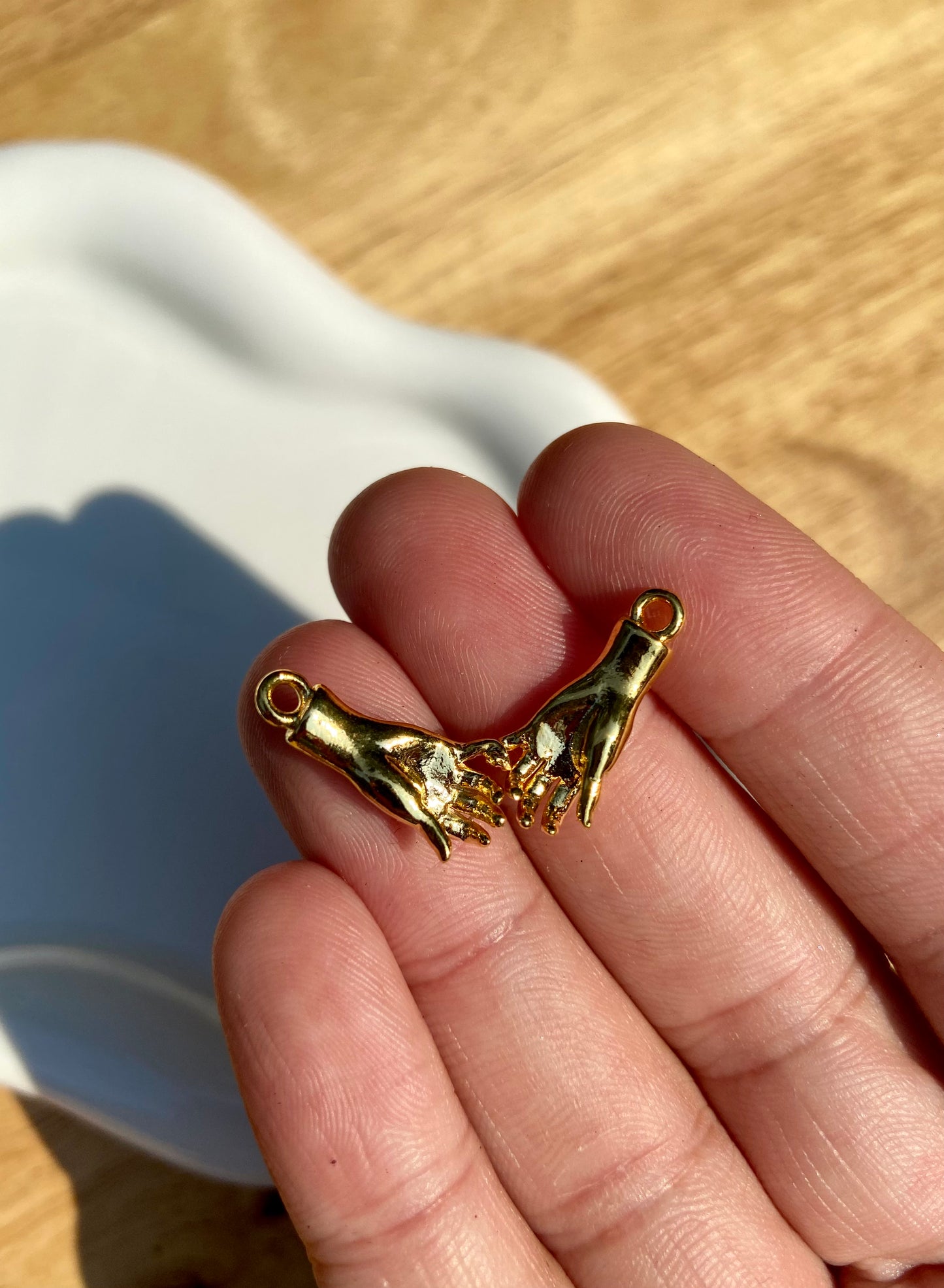 Connected Hands Charm