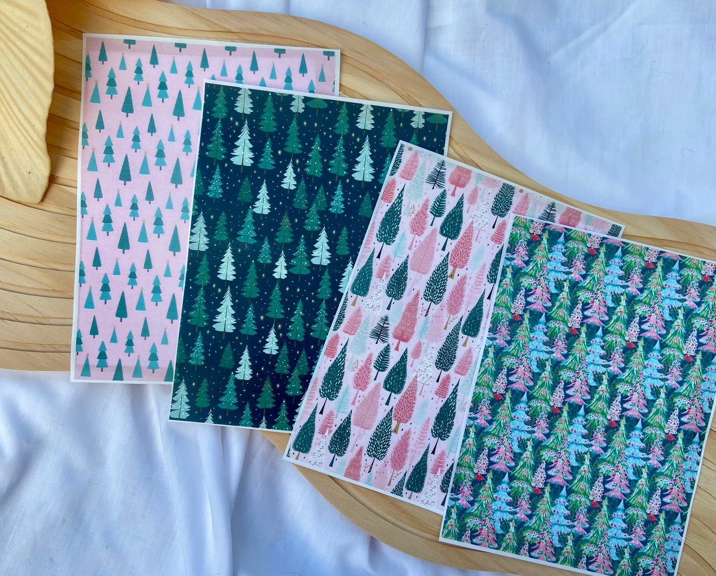 Christmas Tree Polymer Clay Transfer Sheet Bundle
