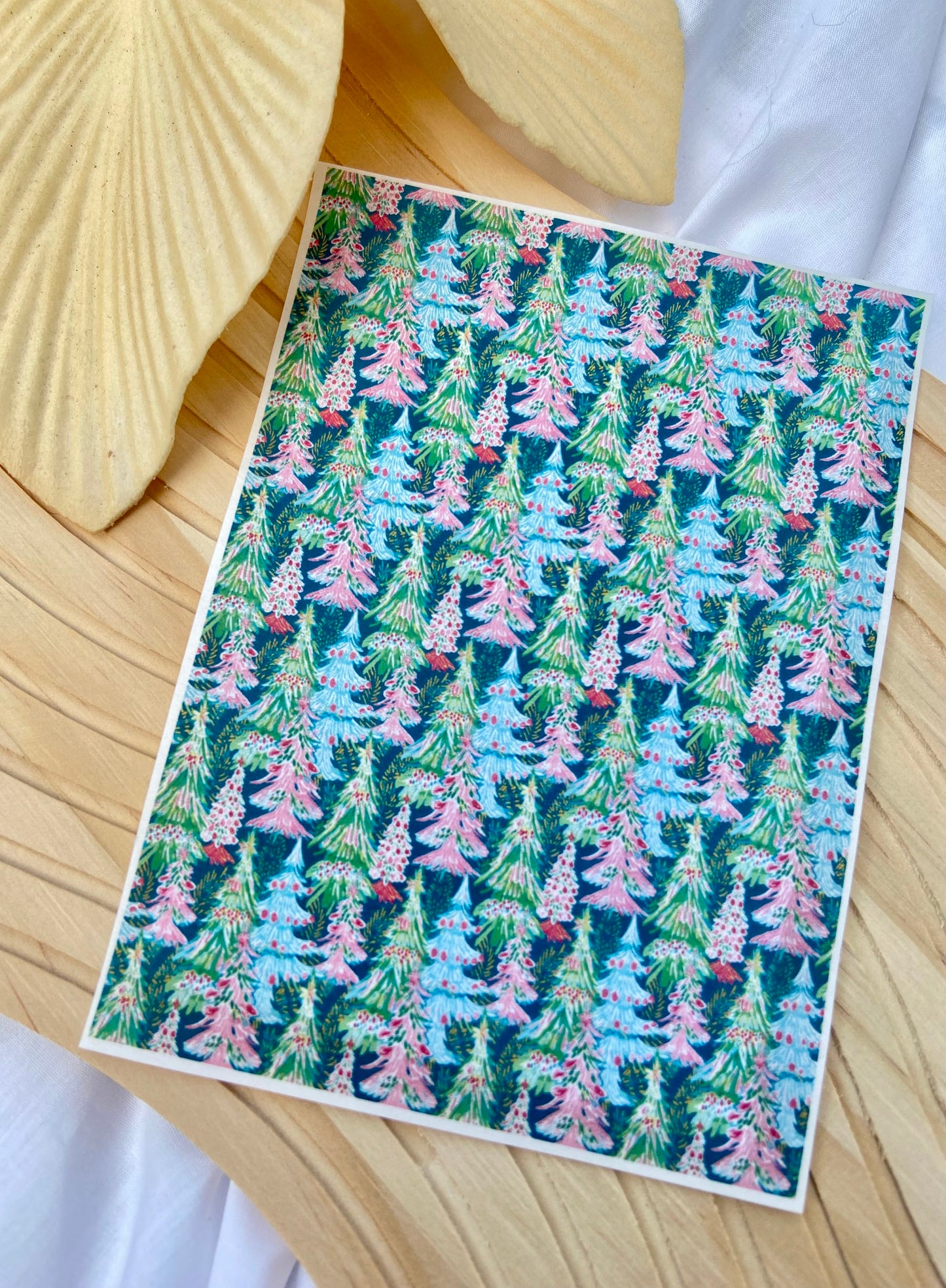 Christmas Tree Polymer Clay Transfer Sheet Bundle