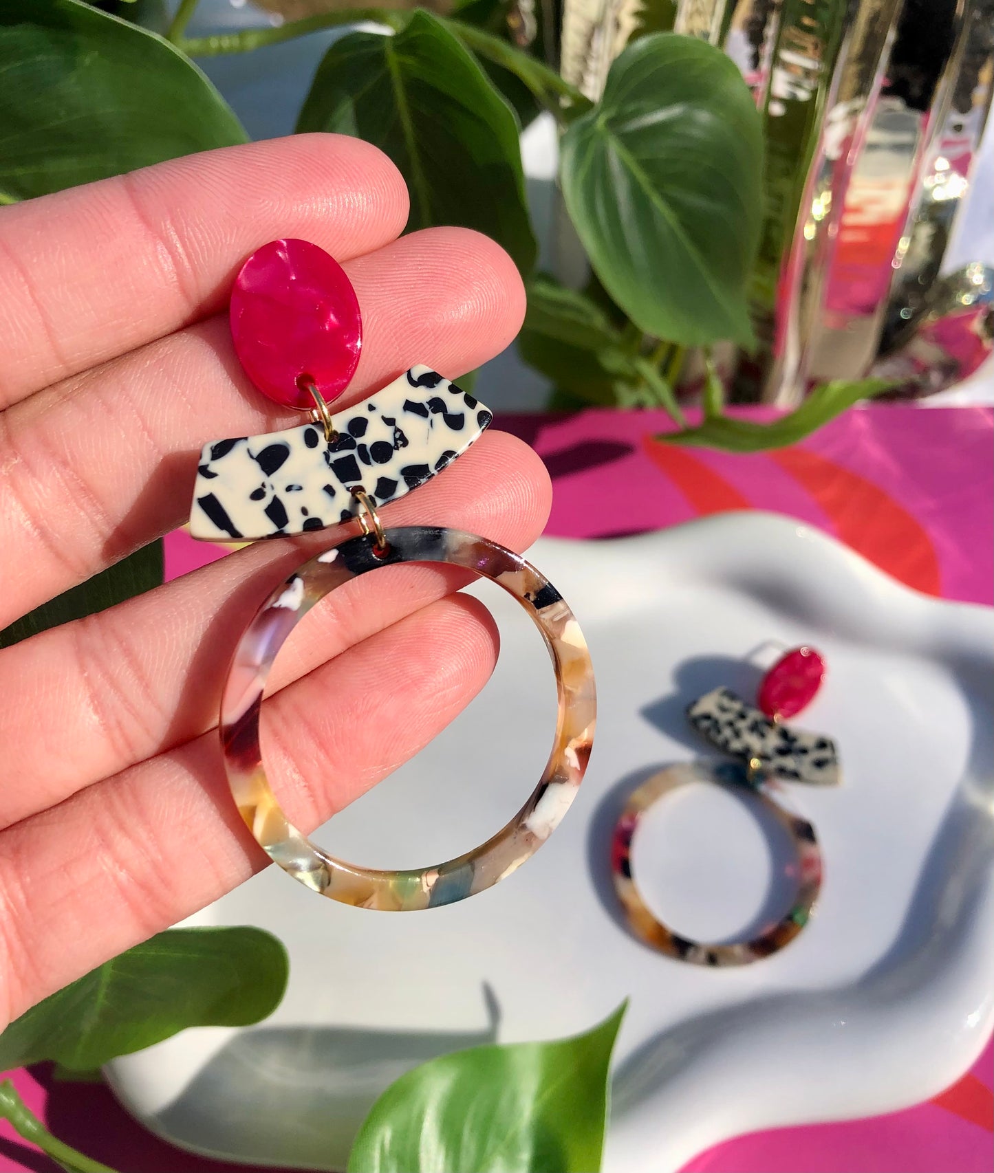 Multicolored + Spotted Hoops