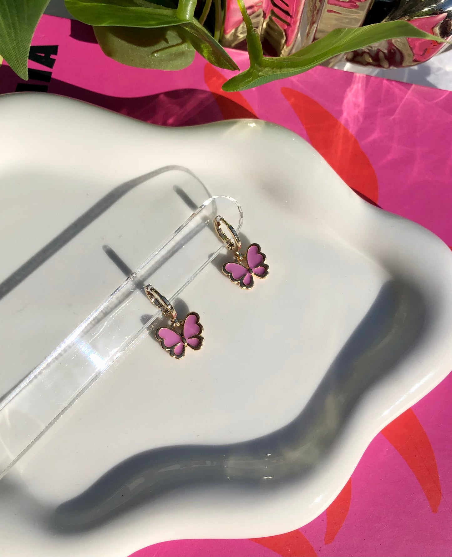 Lilac Butterfly Huggies