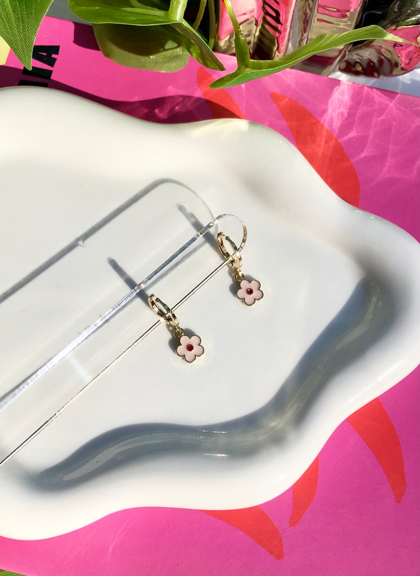 Mini Pink Flower Huggies