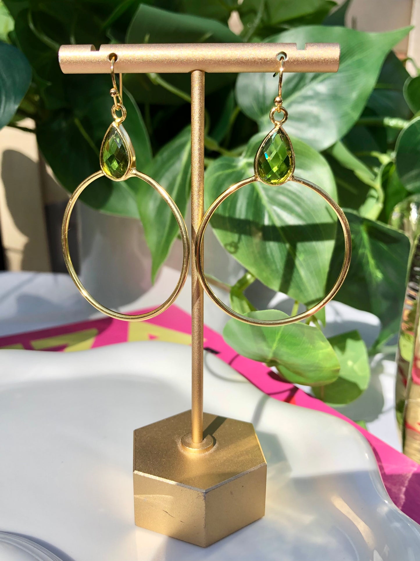Teardrop Hoops