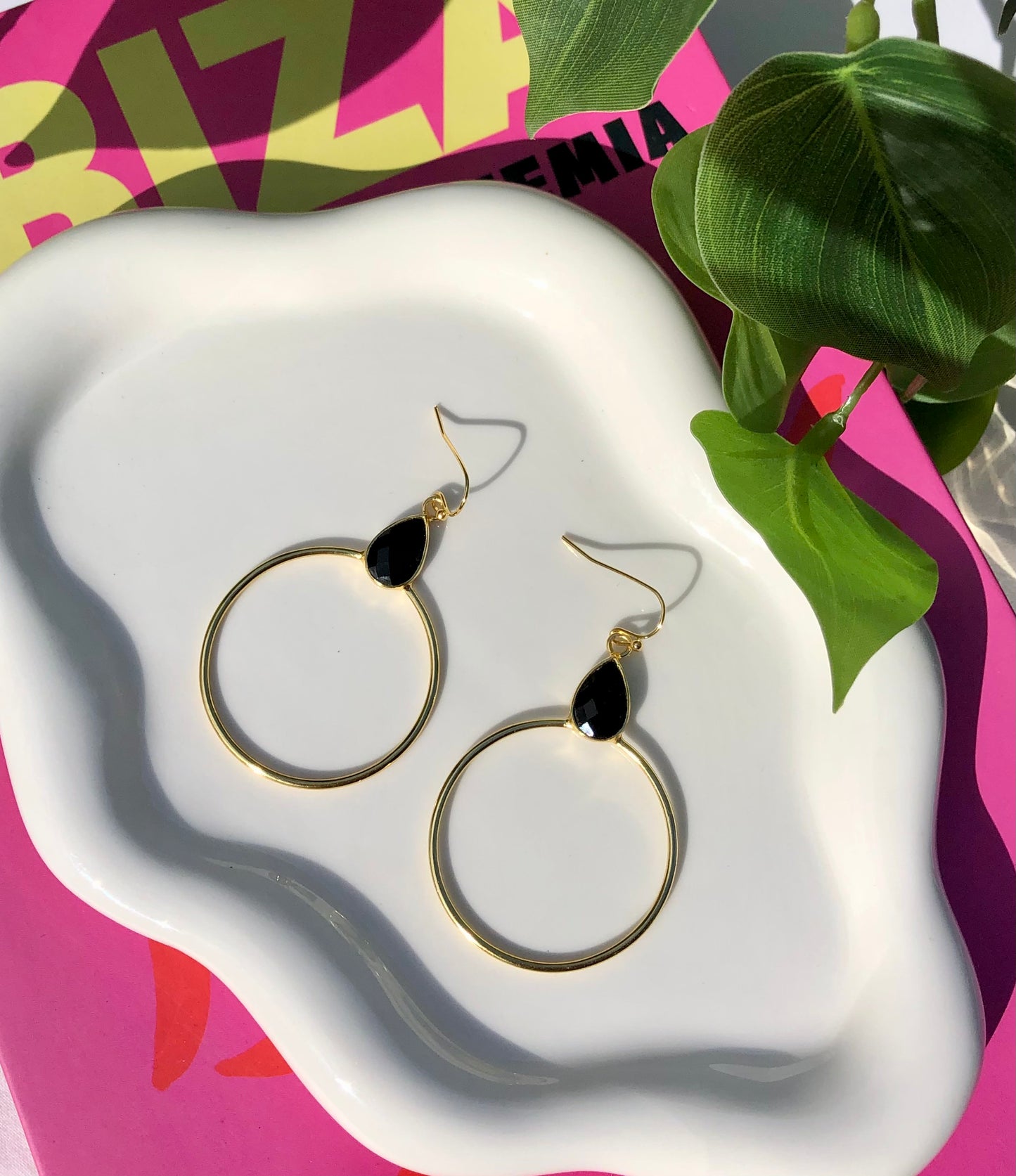 Teardrop Hoops