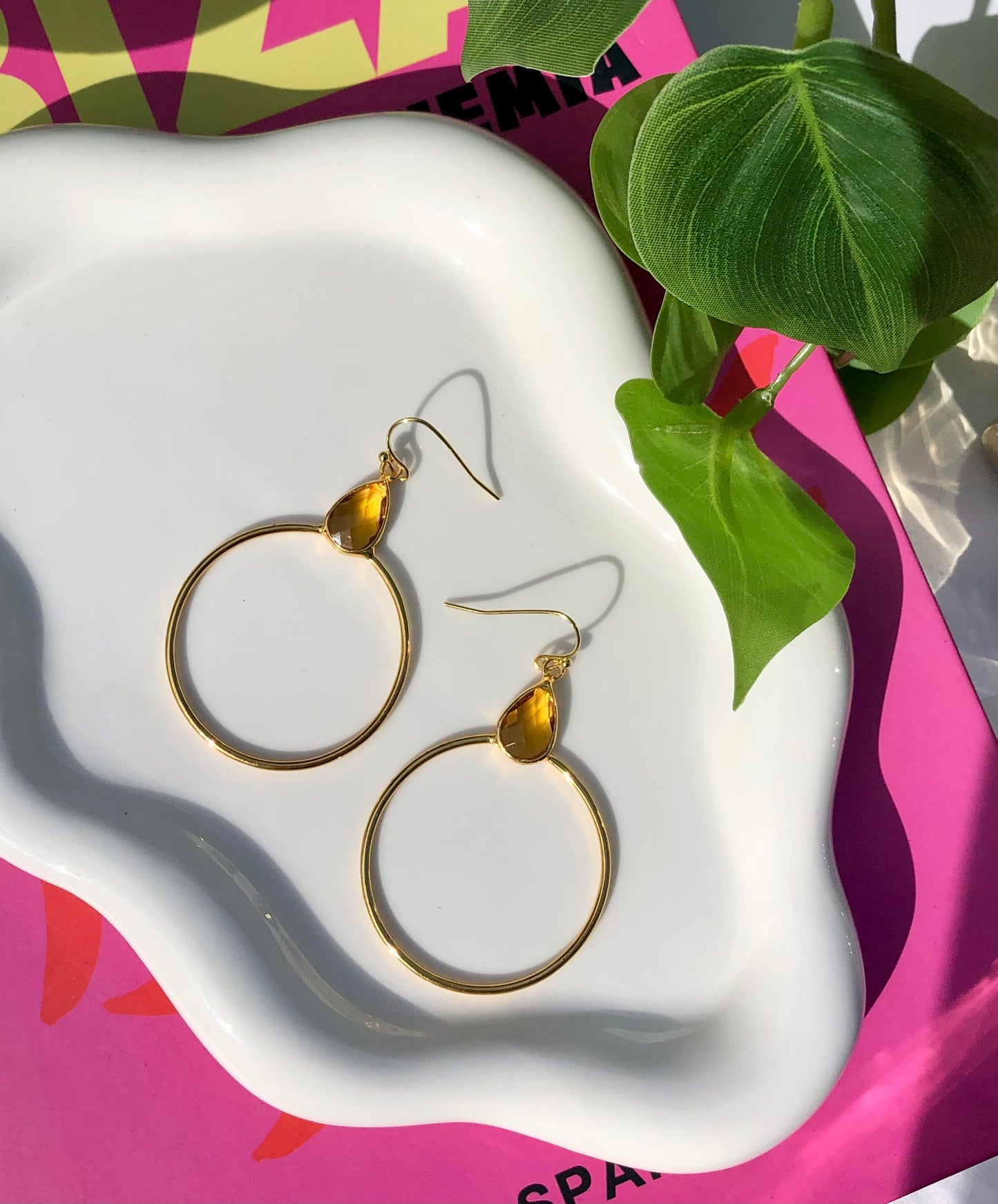 Teardrop Hoops