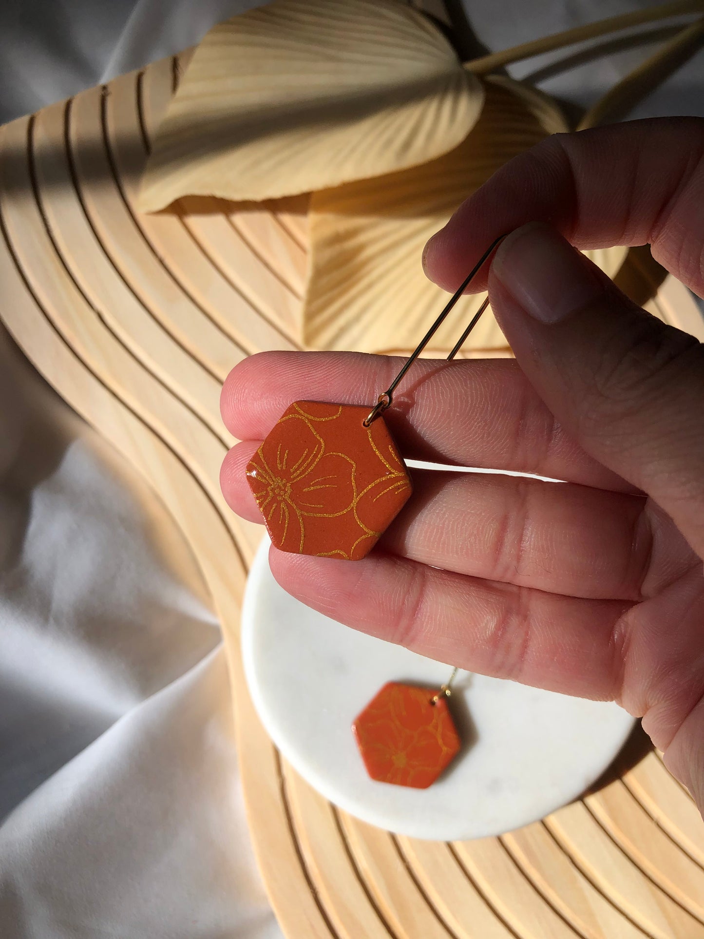 Floral Hexagon Drops