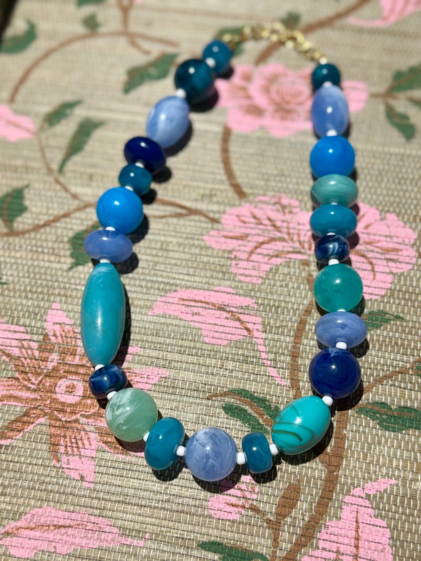 Wren Necklace- Blue