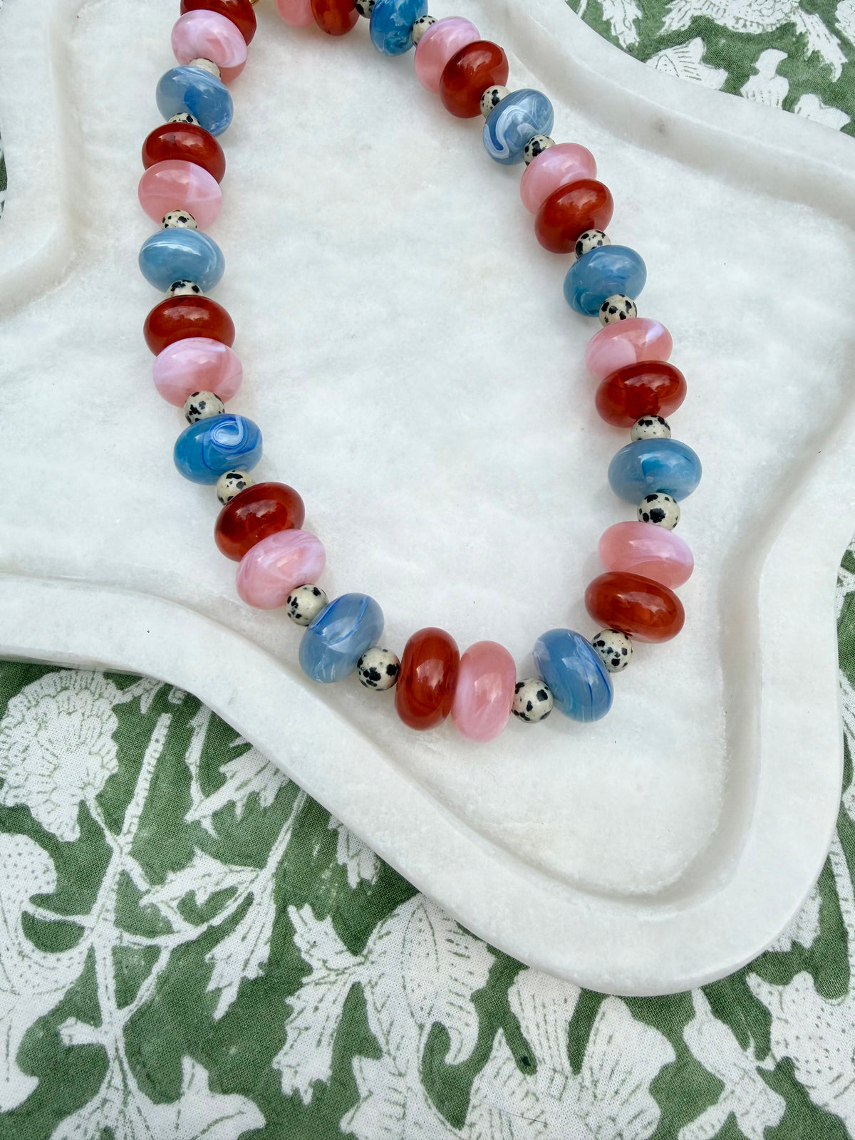Sienna Necklace- Light Blue