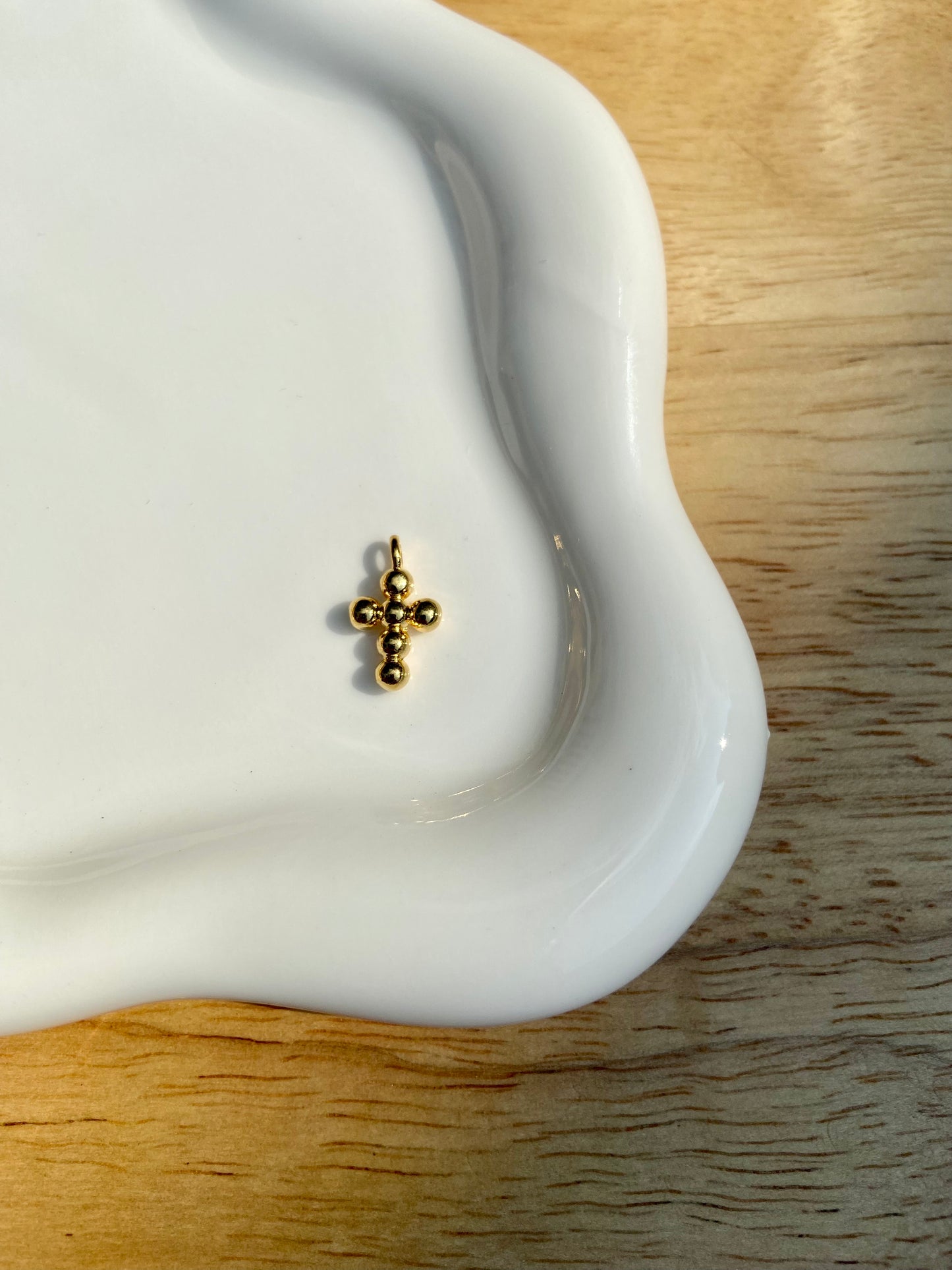 Bubble Cross Charm