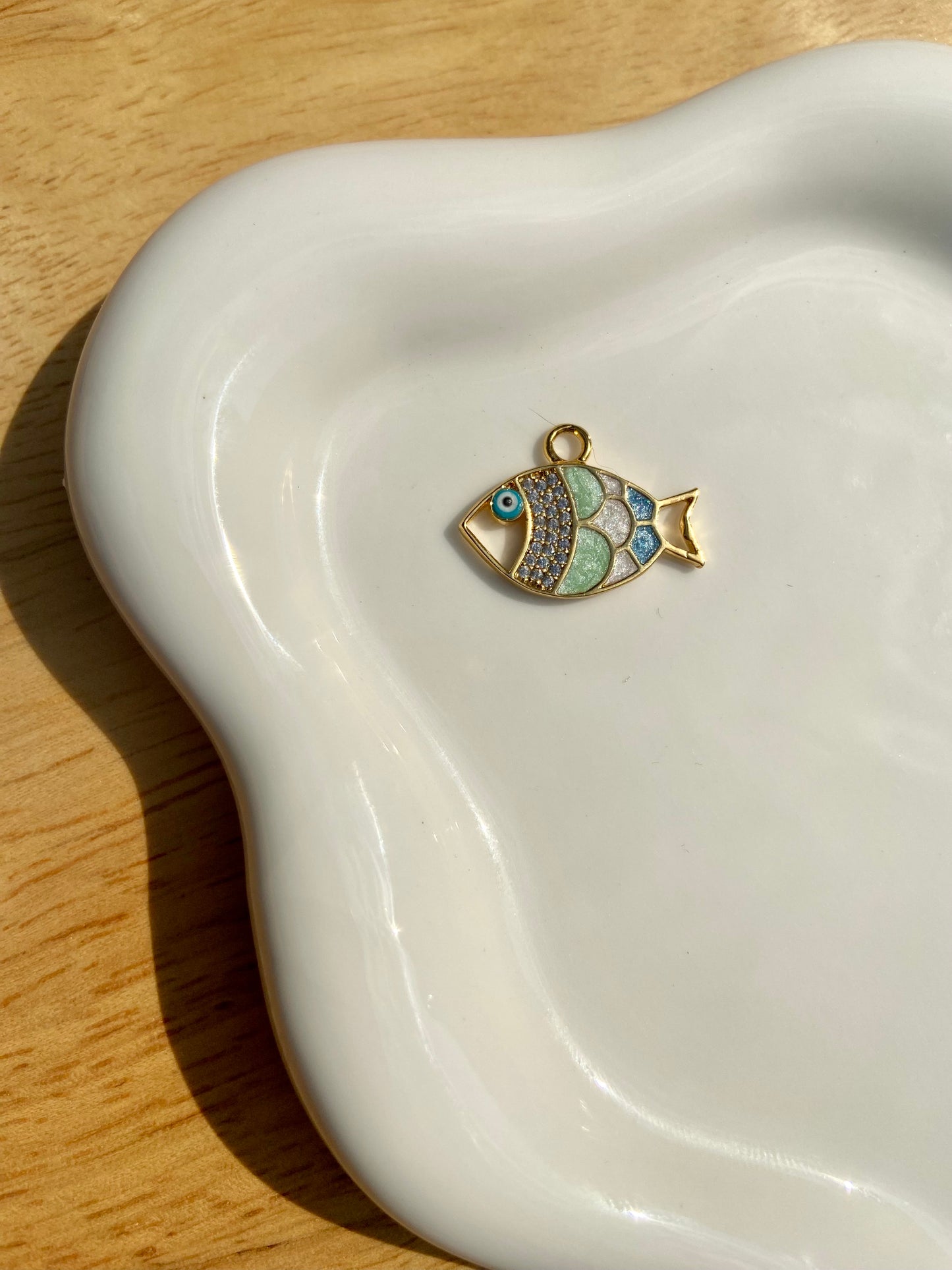 Multicolored Fish Charm