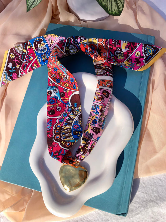 Paisley Scarf Necklace