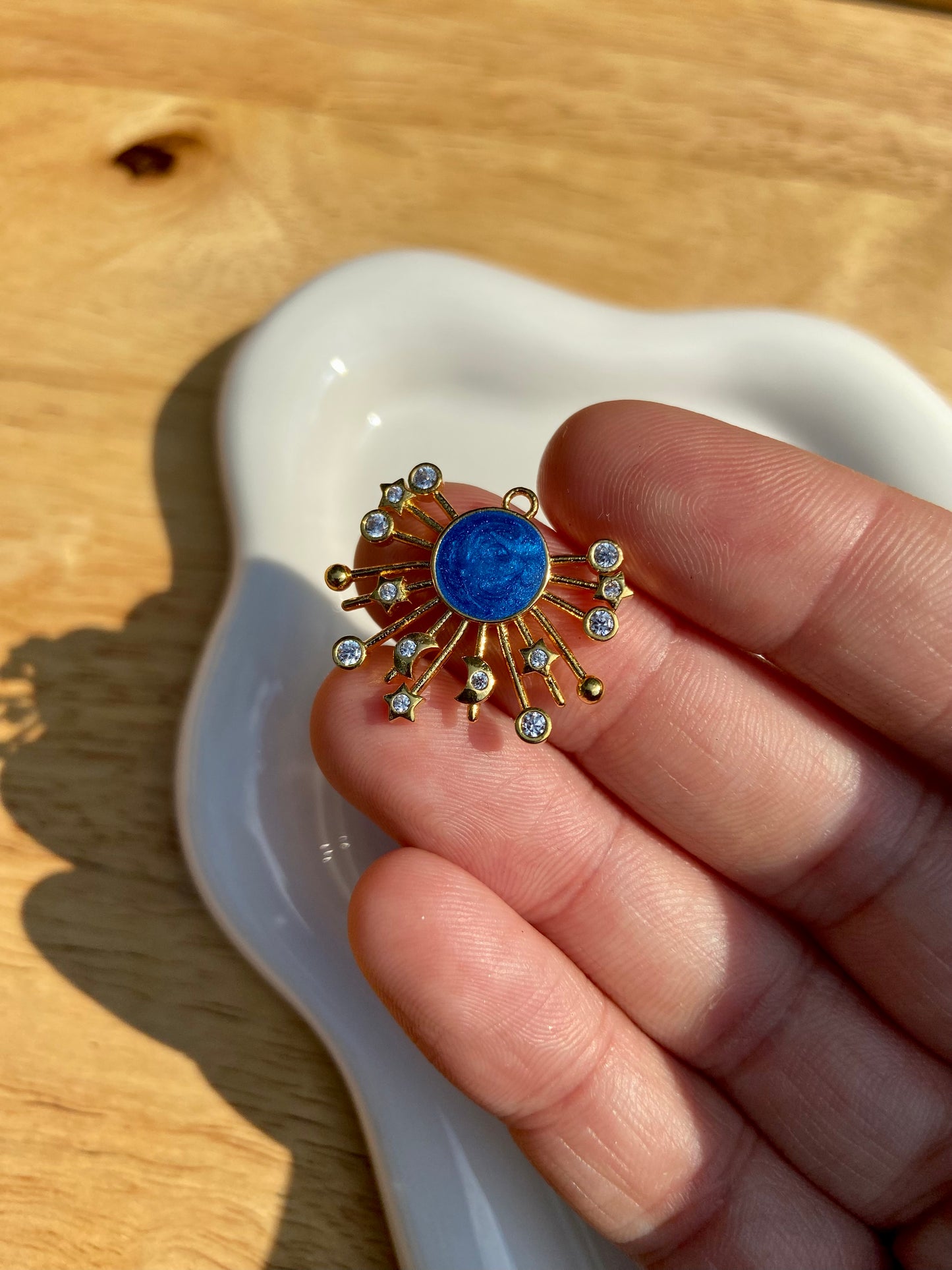 Blue Cosmic Burst Charm