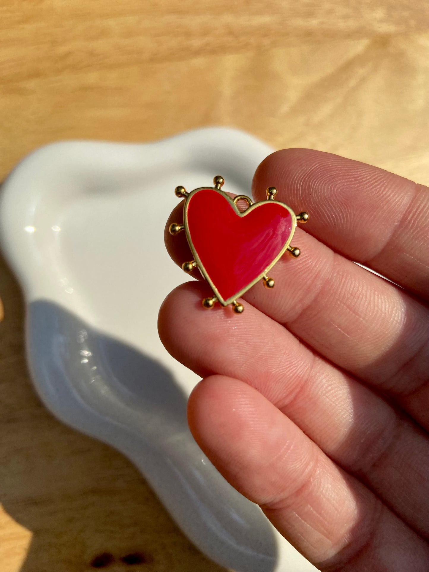 Red Heart Charm