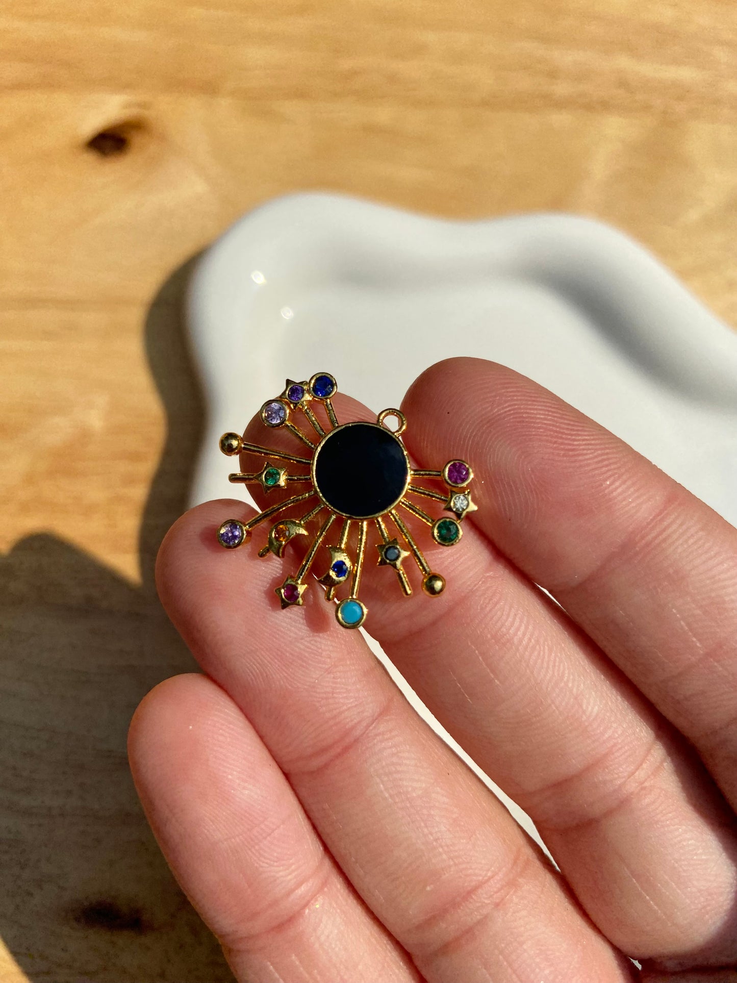 Black Cosmic Burst Charm