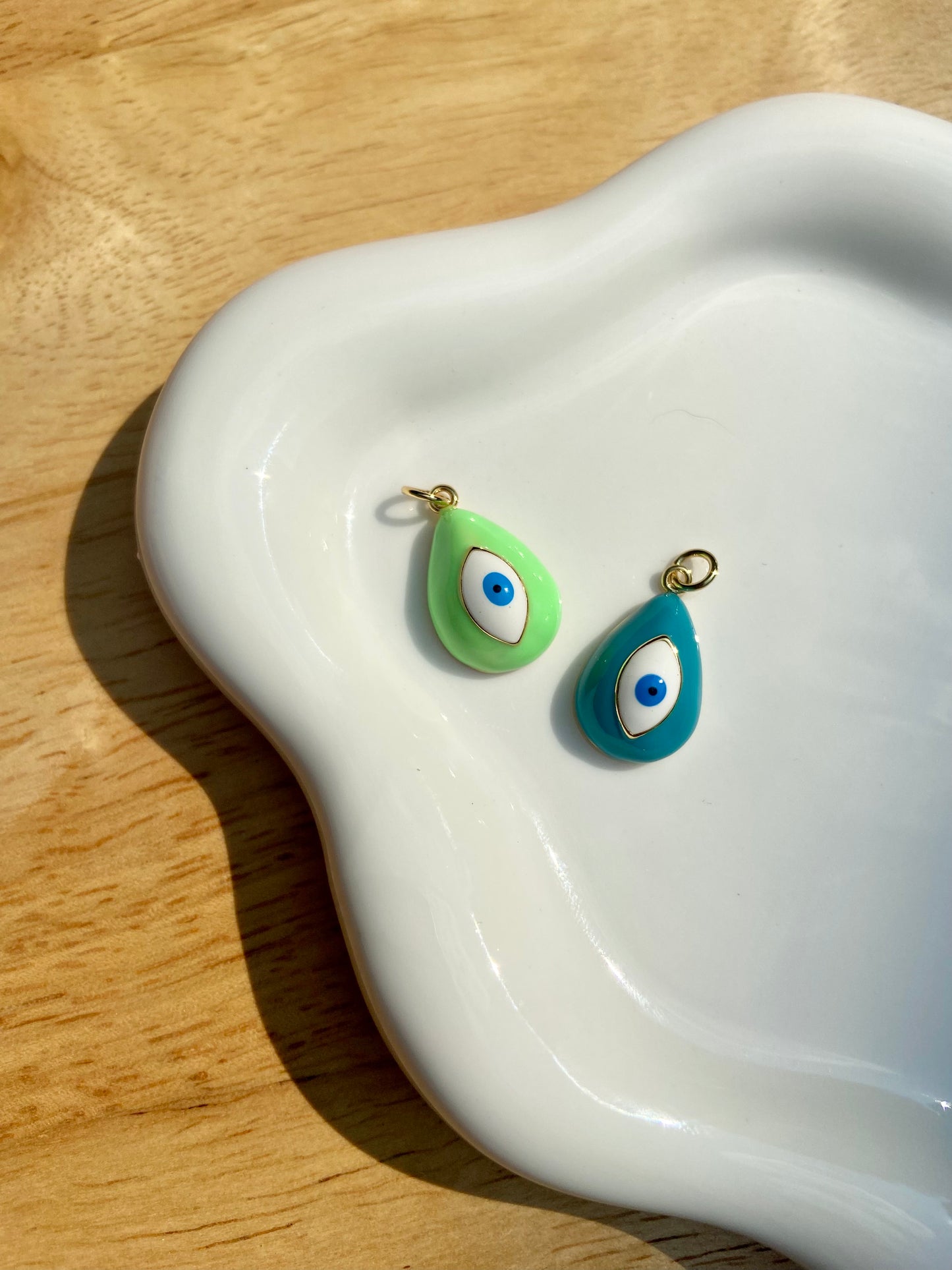 Evil Eye Teardrop Charm