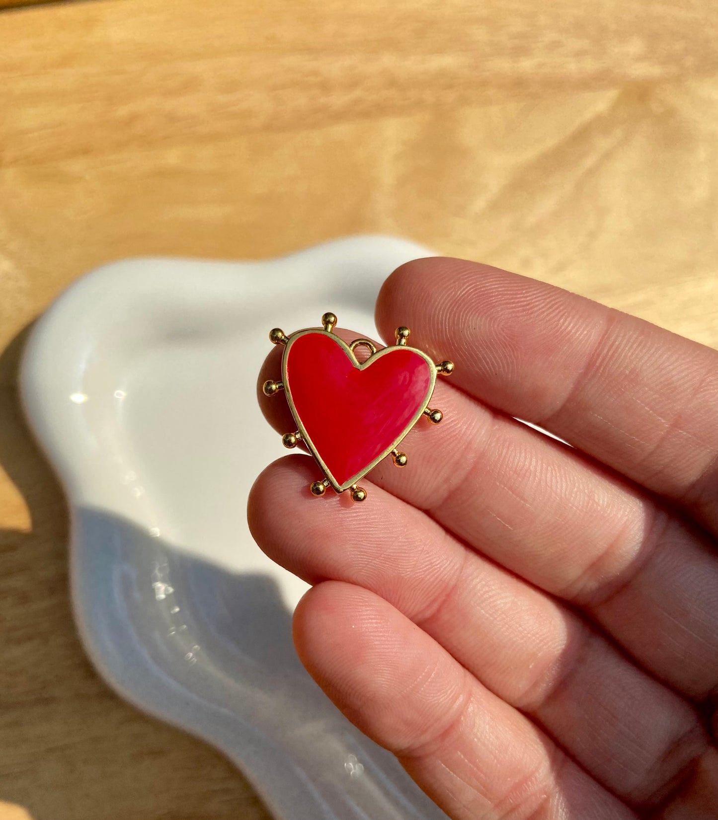 Red Heart Charm