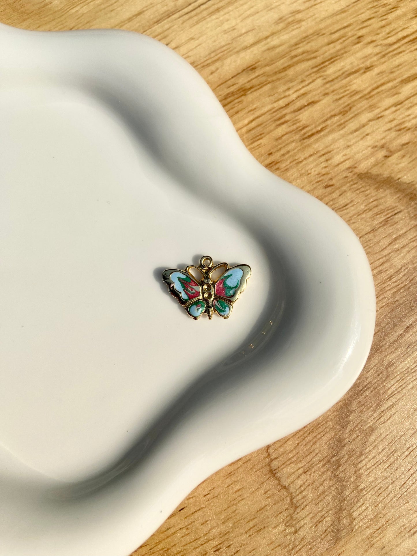 Tie-Dye Butterfly Charm