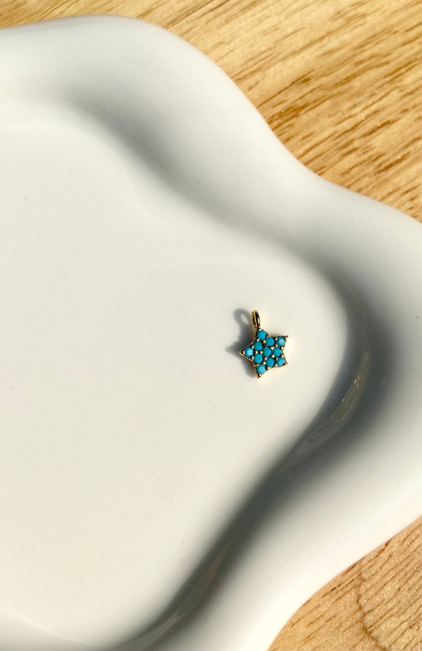 Turquoise Star Charm