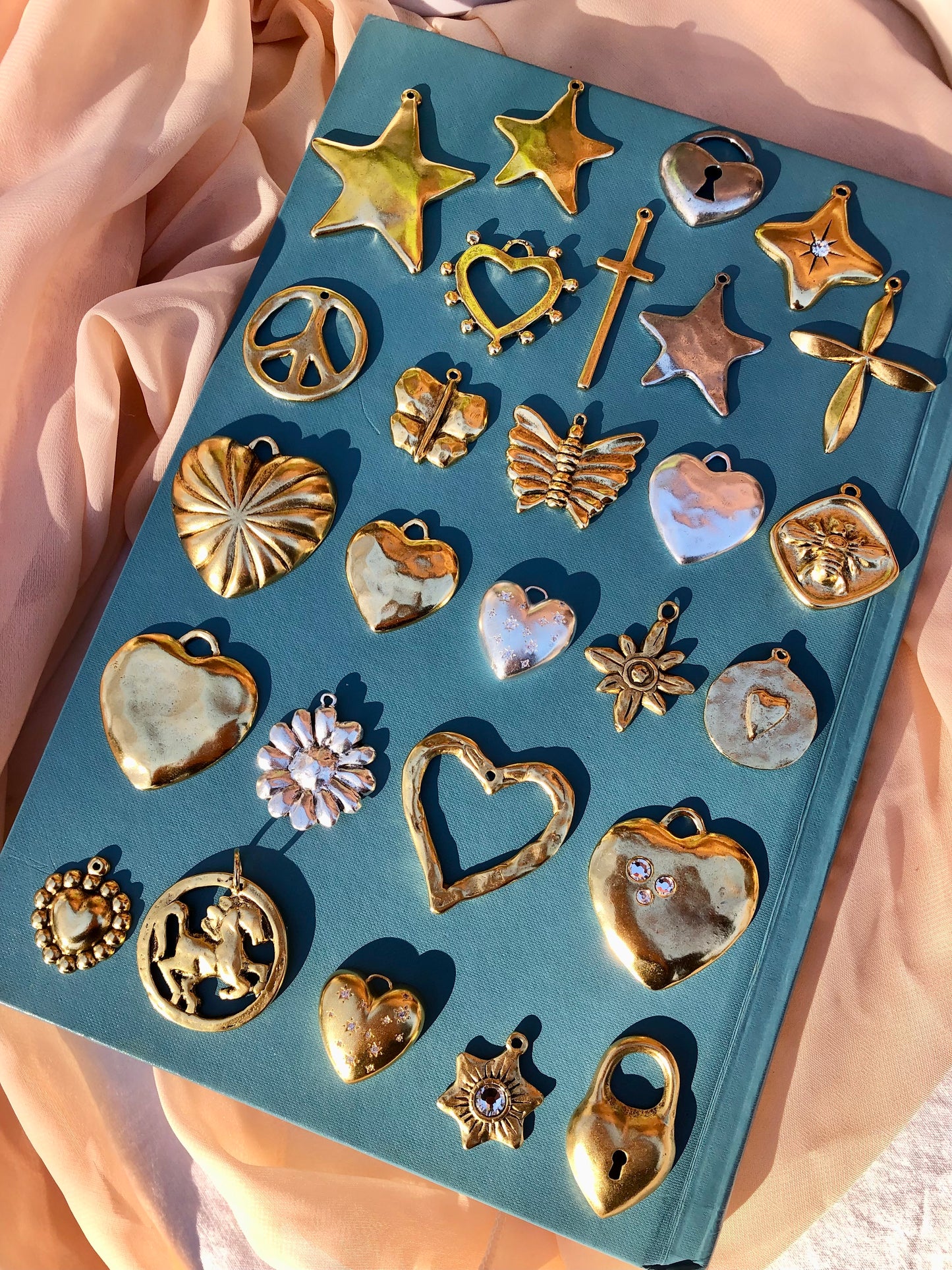 Red + Black Scarf Necklace