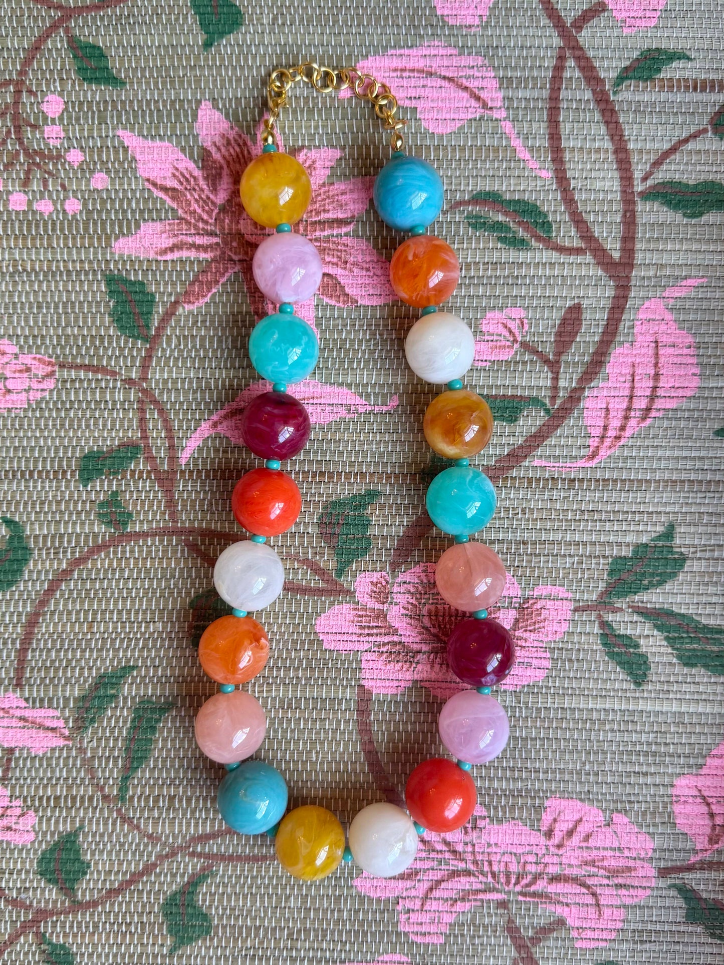 Turquoise Pop Bubble Necklace