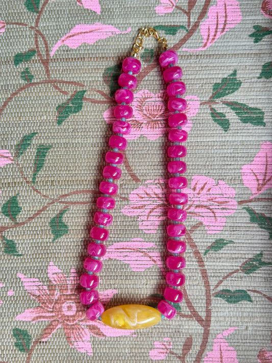 Piper Necklace- Yellow
