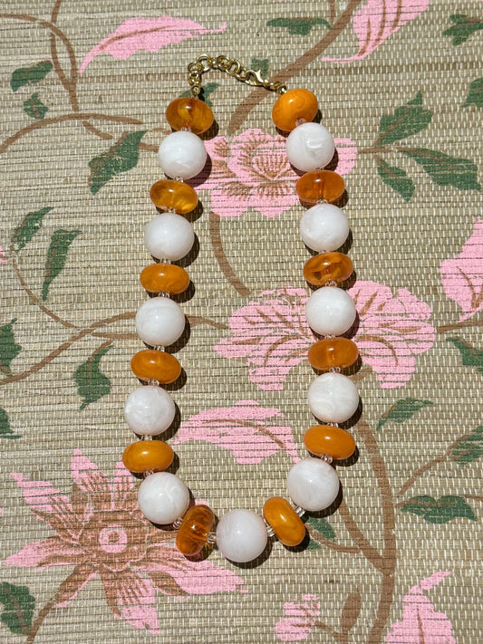 Creamsicle Necklace