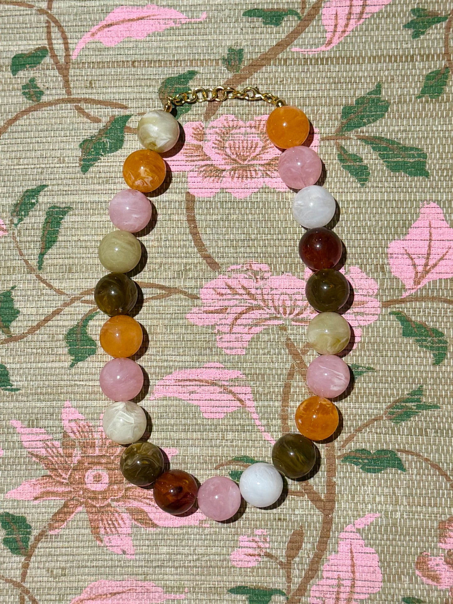Sunset Bubble Necklace