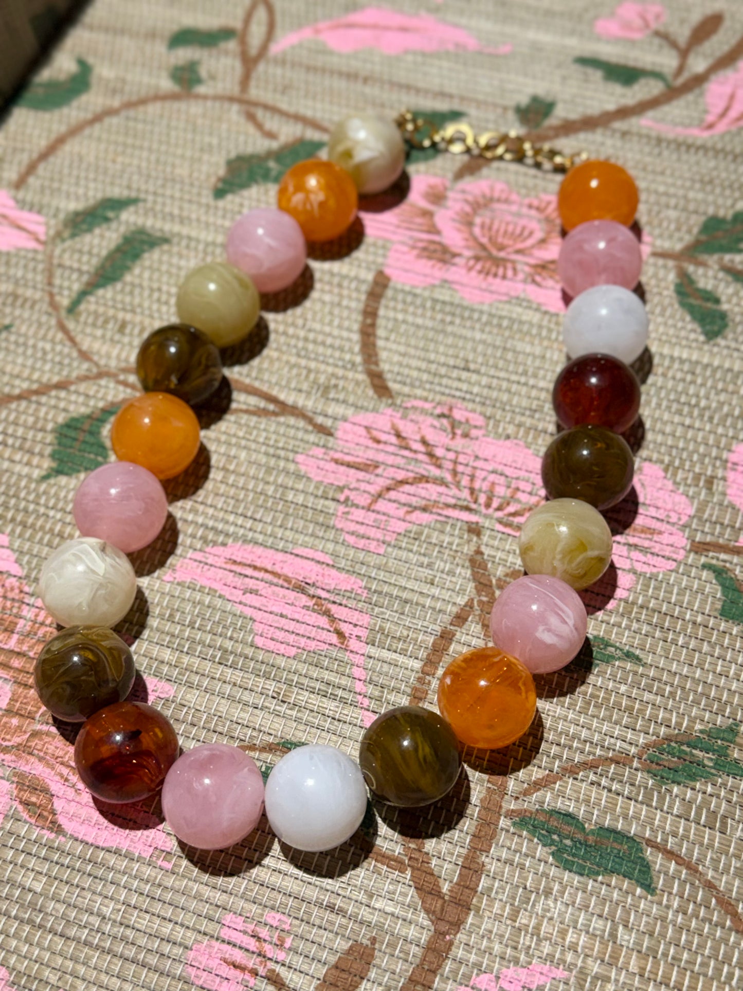 Sunset Bubble Necklace