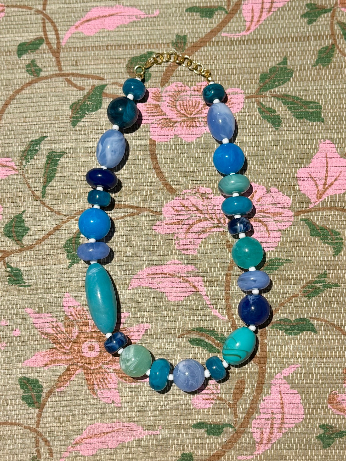 Wren Necklace- Blue