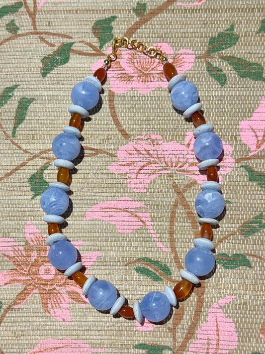 Collins Necklace- Periwinkle