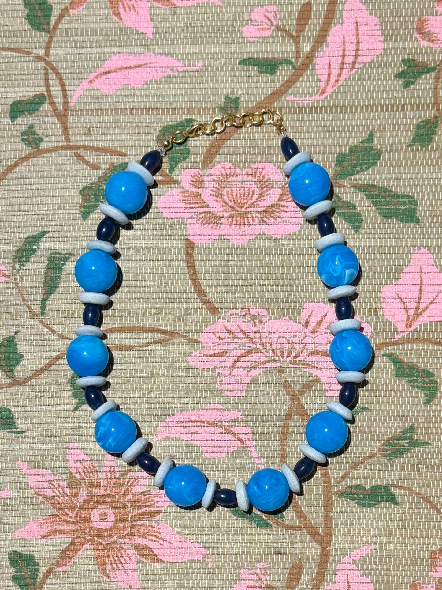 Collins Necklace- Blue