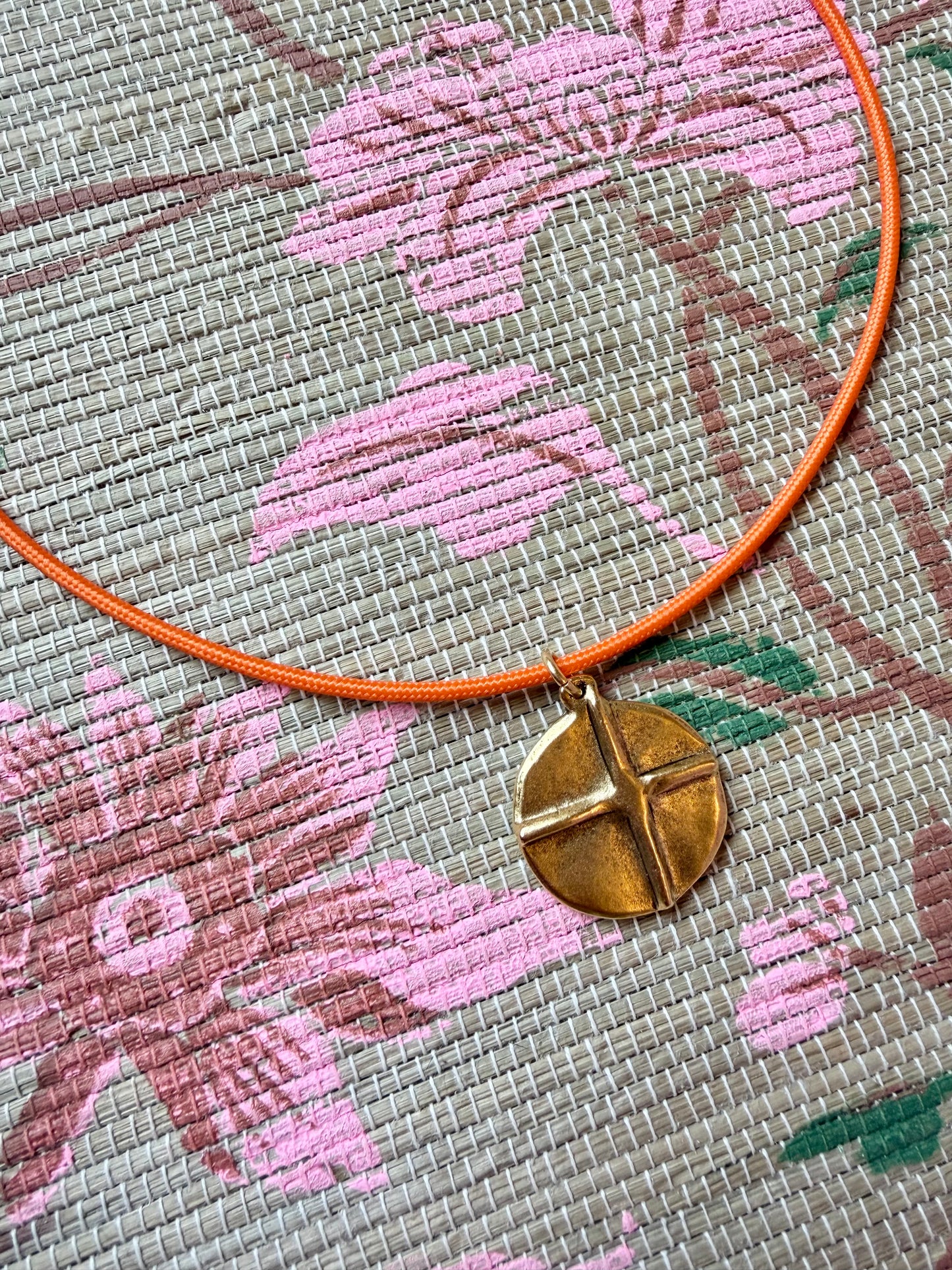 Reversible Heart + Cross Magnetic Cord Necklace