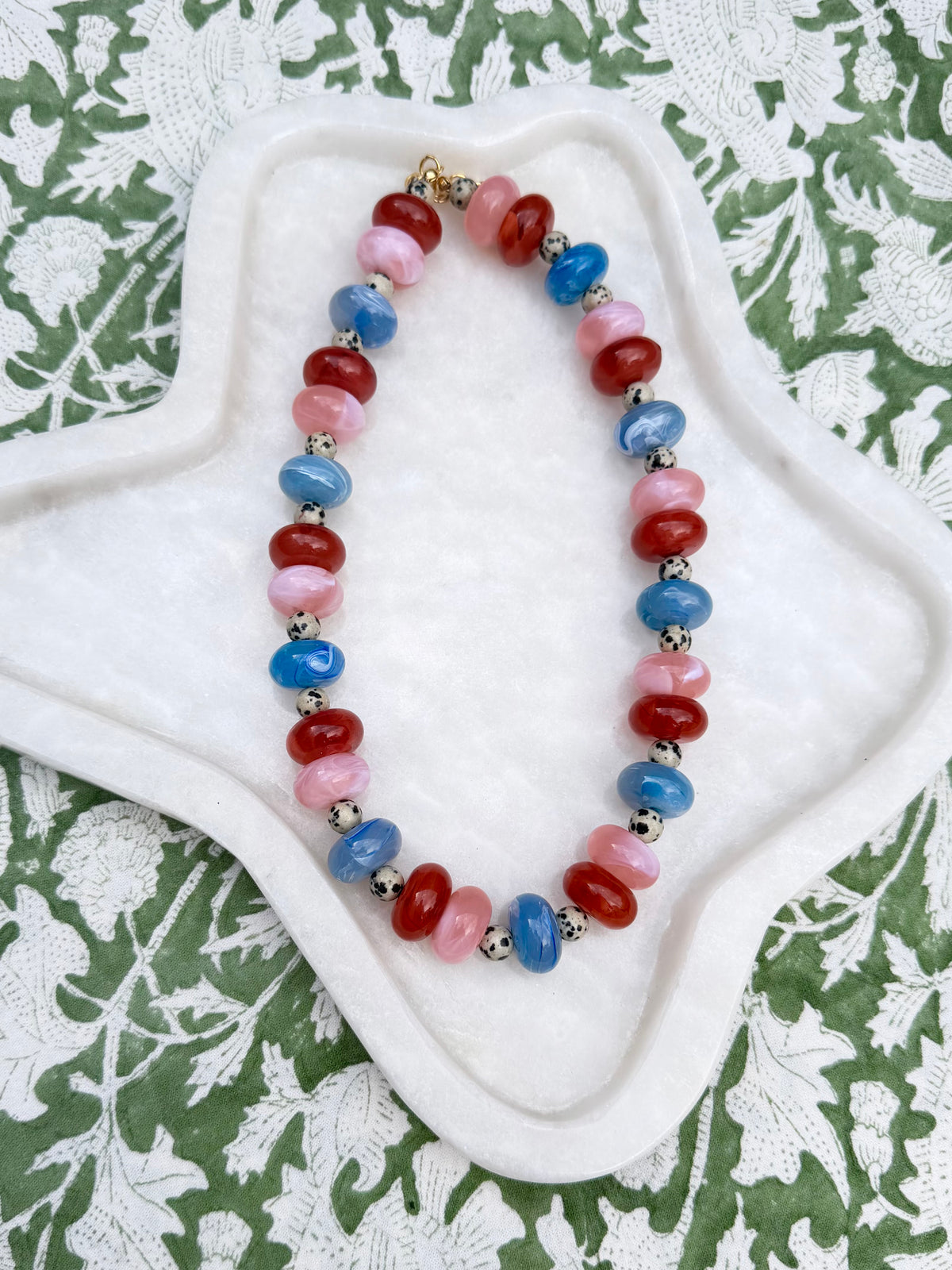 Sienna Necklace- Light Blue