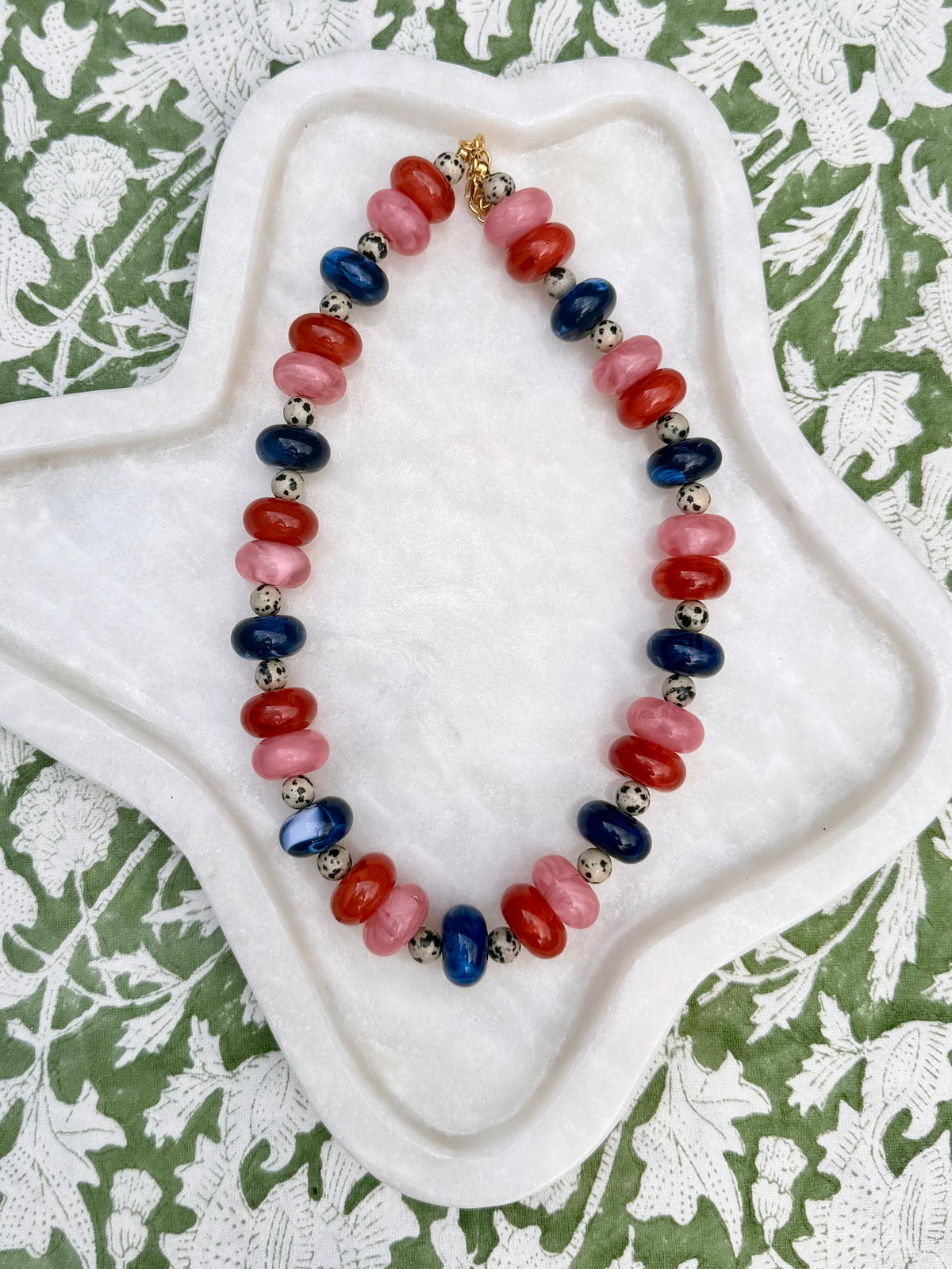 Sienna Necklace- Navy Blue